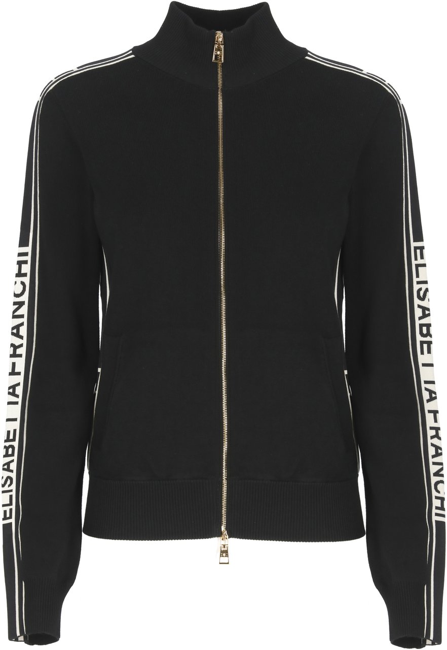 Elisabetta Franchi Sweaters Neroburro Zwart