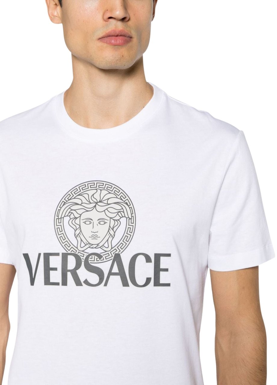 Versace T-Shirts And Polos White Wit