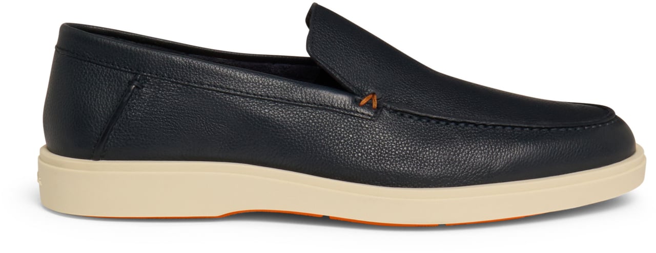Santoni Men's leather loafer Wit