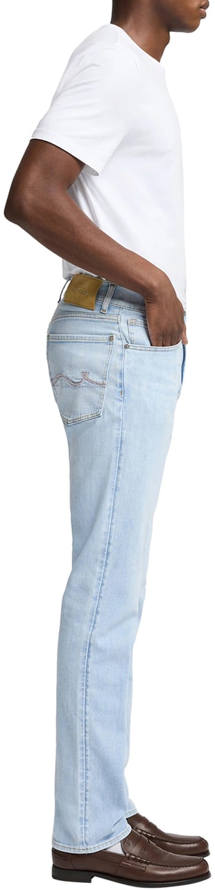 7 For All Mankind Heren Slimmy Studio Jeans Blauw Blauw