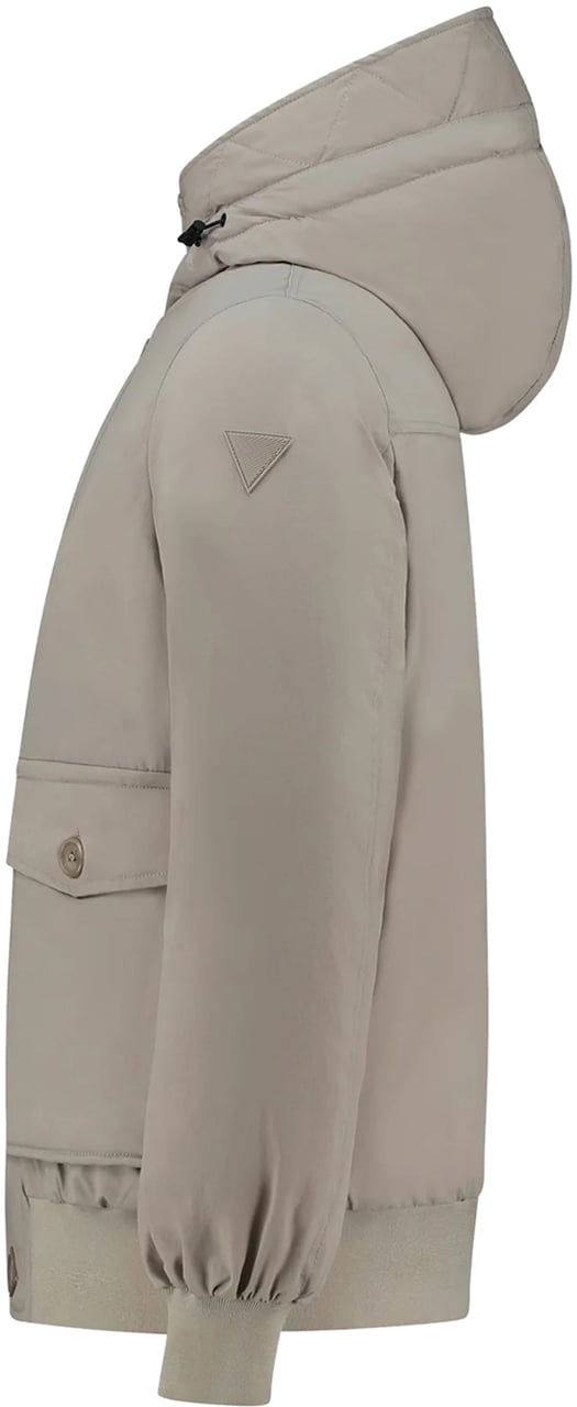 Pure Path Jas in Taupe Taupe