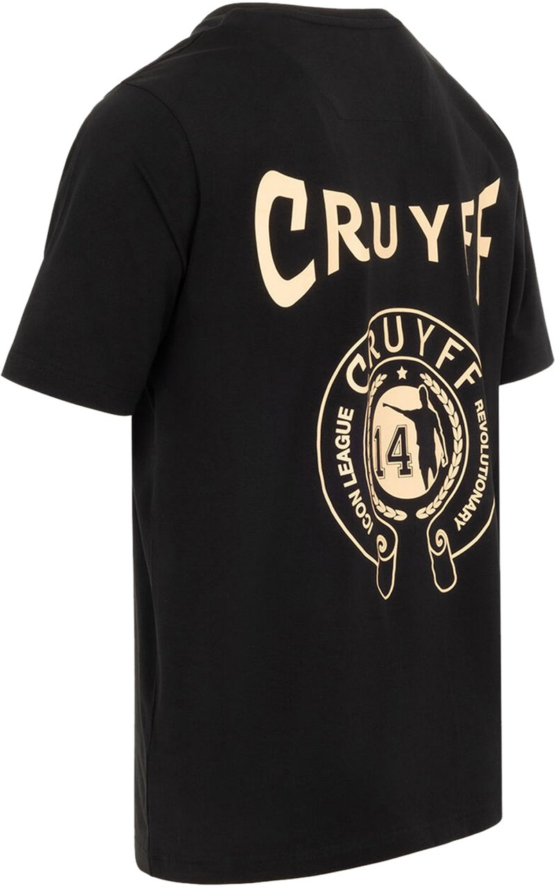 Cruyff League Logo Tee Zwart