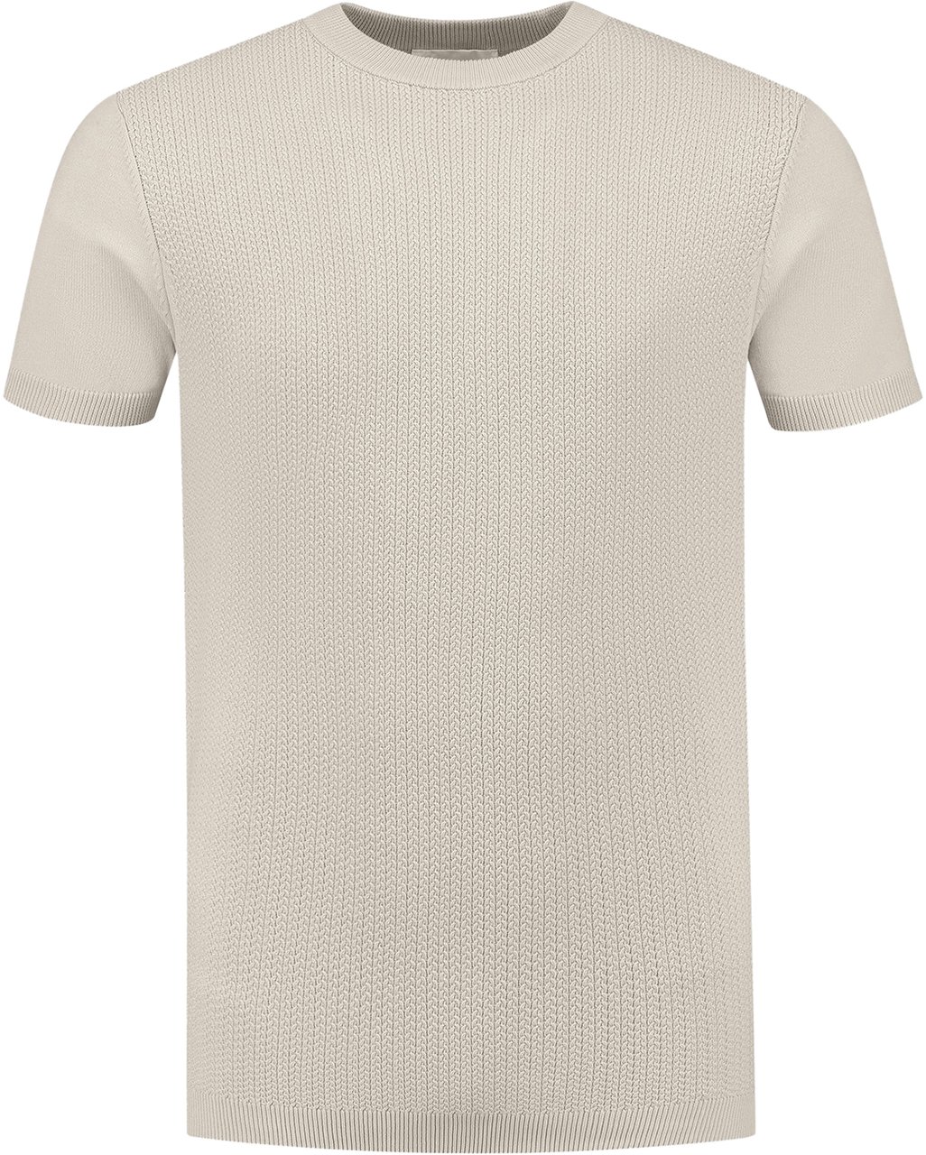 Pure Path Braided knitwear T-Shirt Bruin