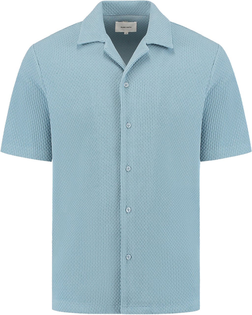 Pure Path Honeycomb Shirt Blauw