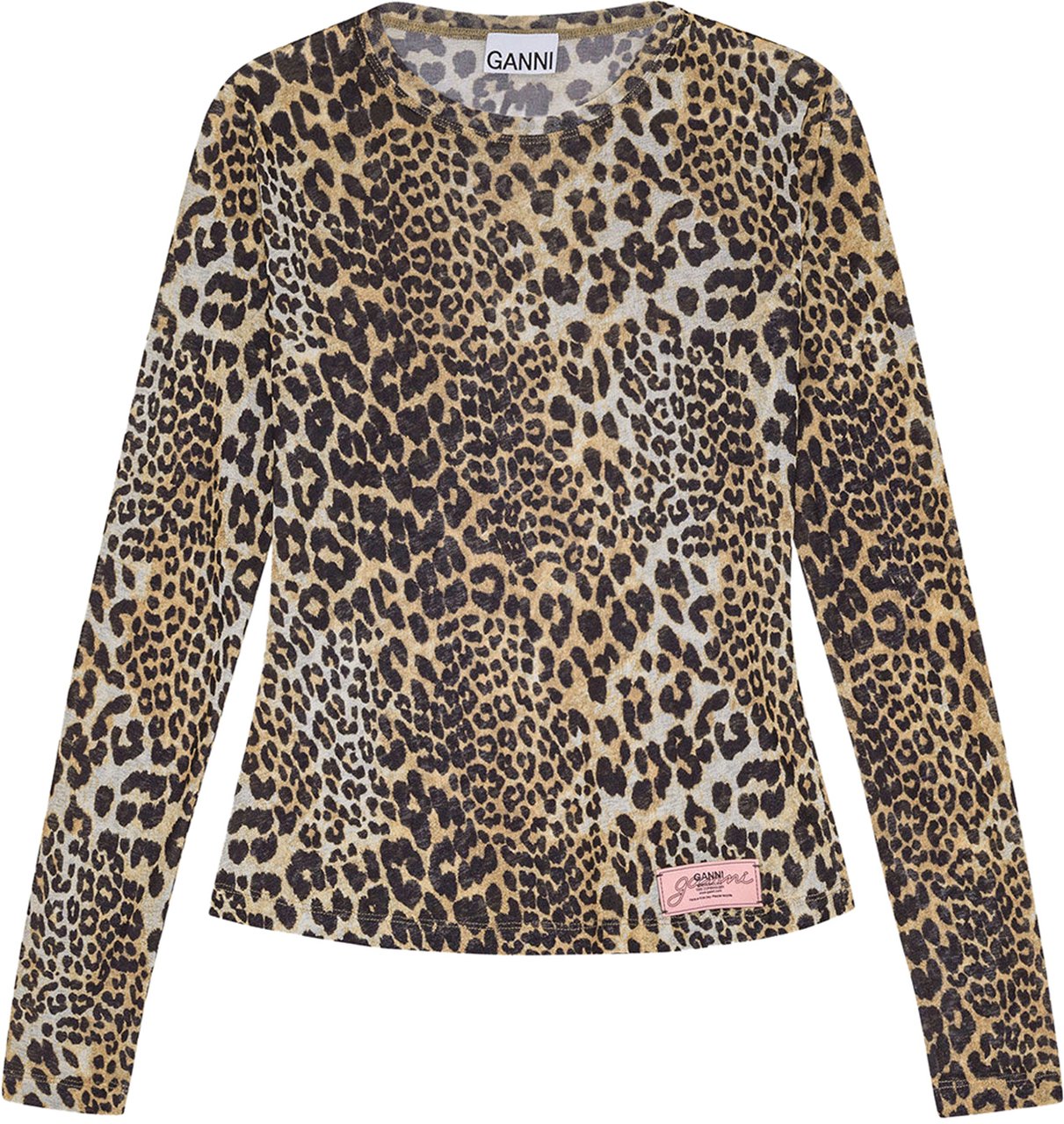 Ganni top leopard Dierenprint