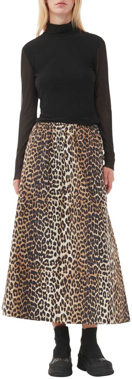 Ganni rok dierenprint Dierenprint