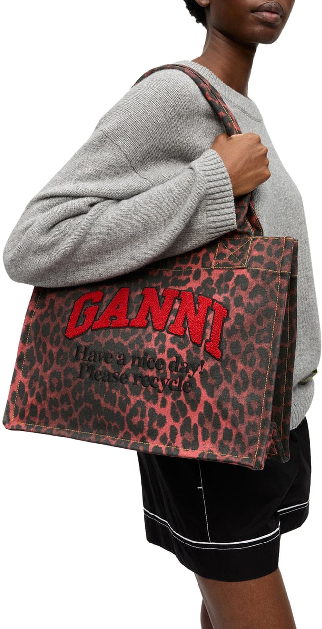 Ganni tas leopard x Dierenprint