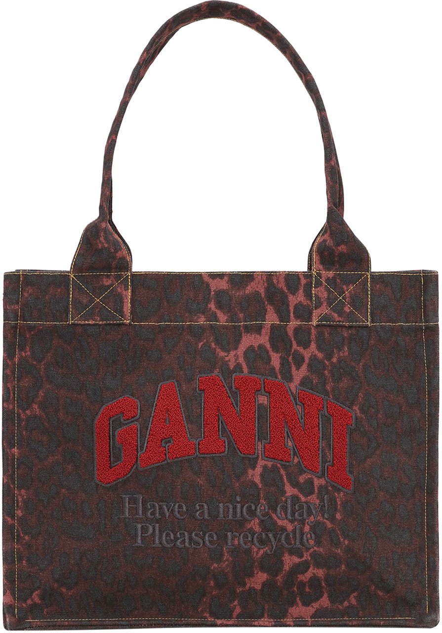 Ganni tas leopard x Dierenprint