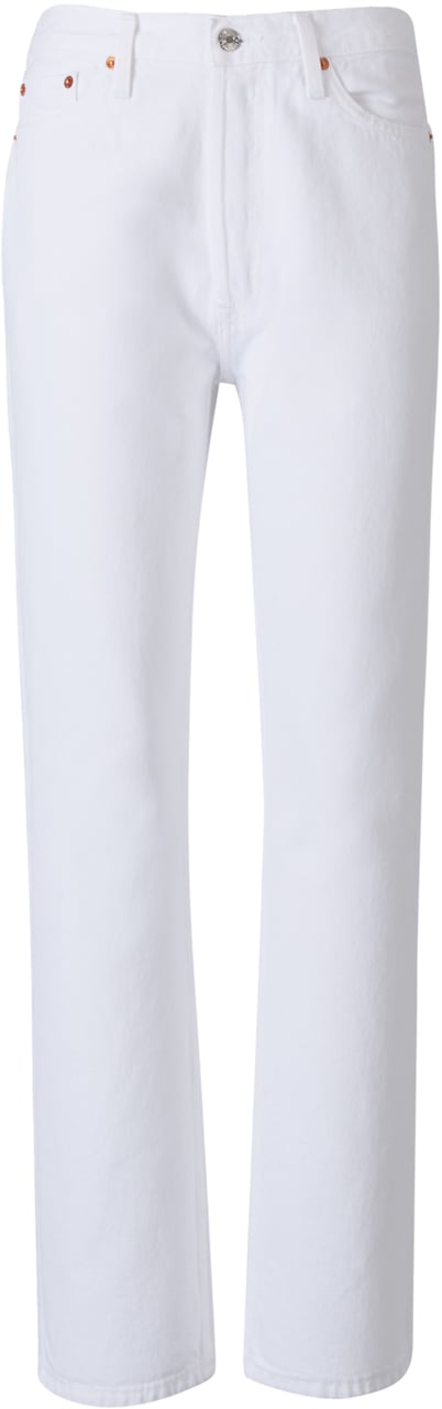 Re-Done 90s High Rise Loose Jeans White Wit