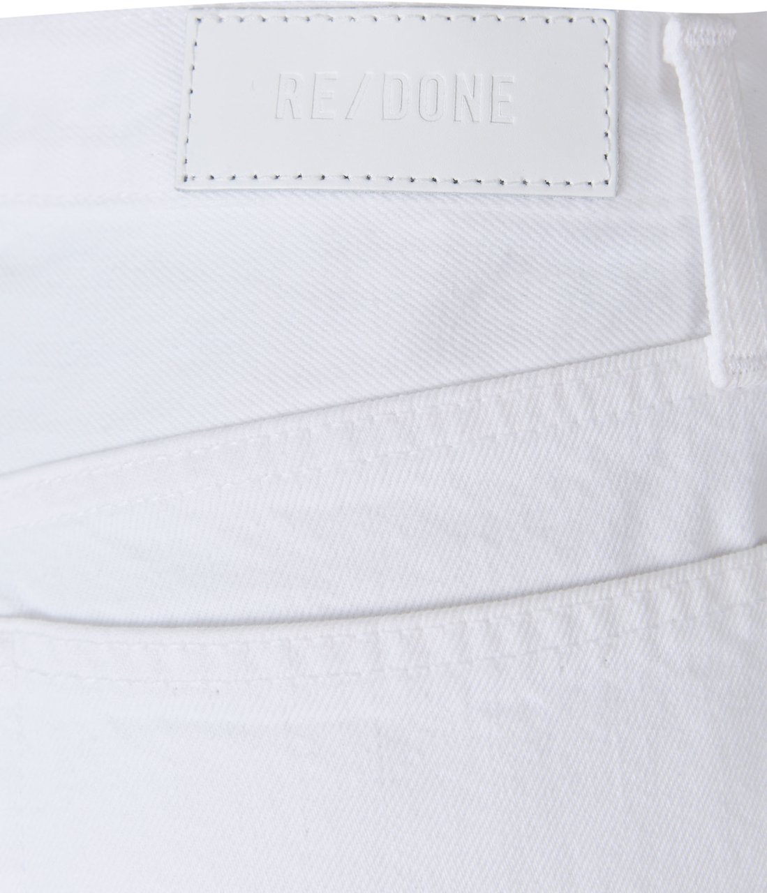 Re-Done 90s High Rise Loose Jeans White Wit