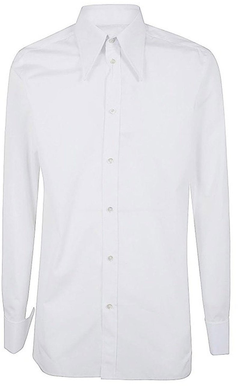 Maison Margiela Maison Margiela White poplin shirt Wit