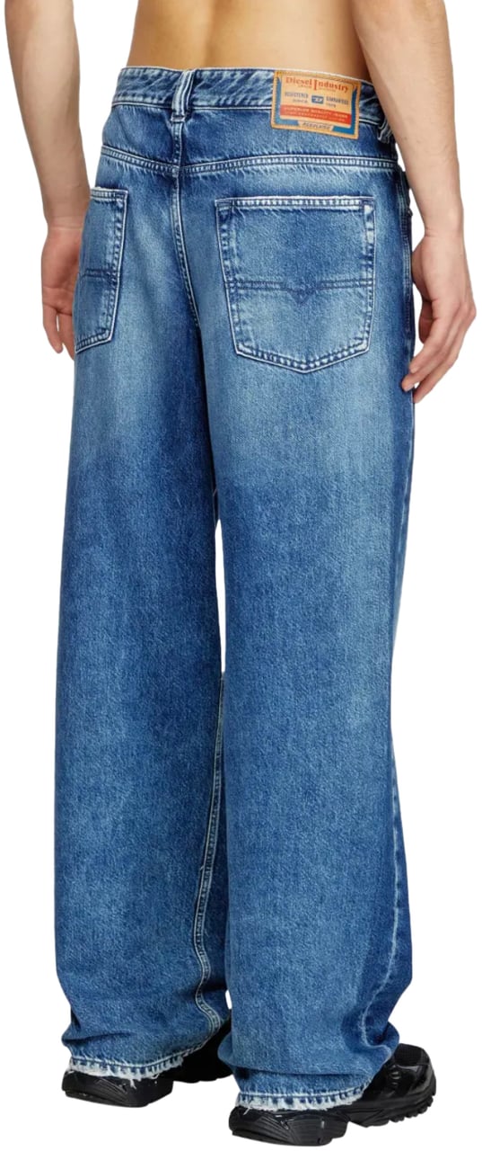 Diesel 2001 D Macro Denim Pants Dark Blue Blauw