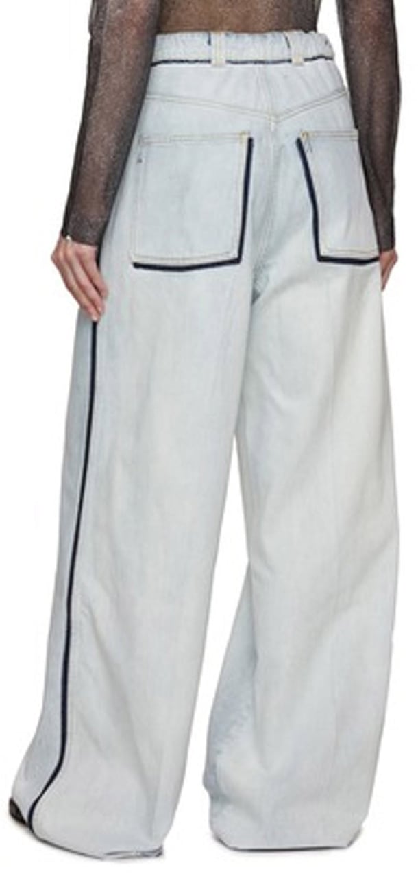 Maison Margiela Jeans Clear Blue Blauw