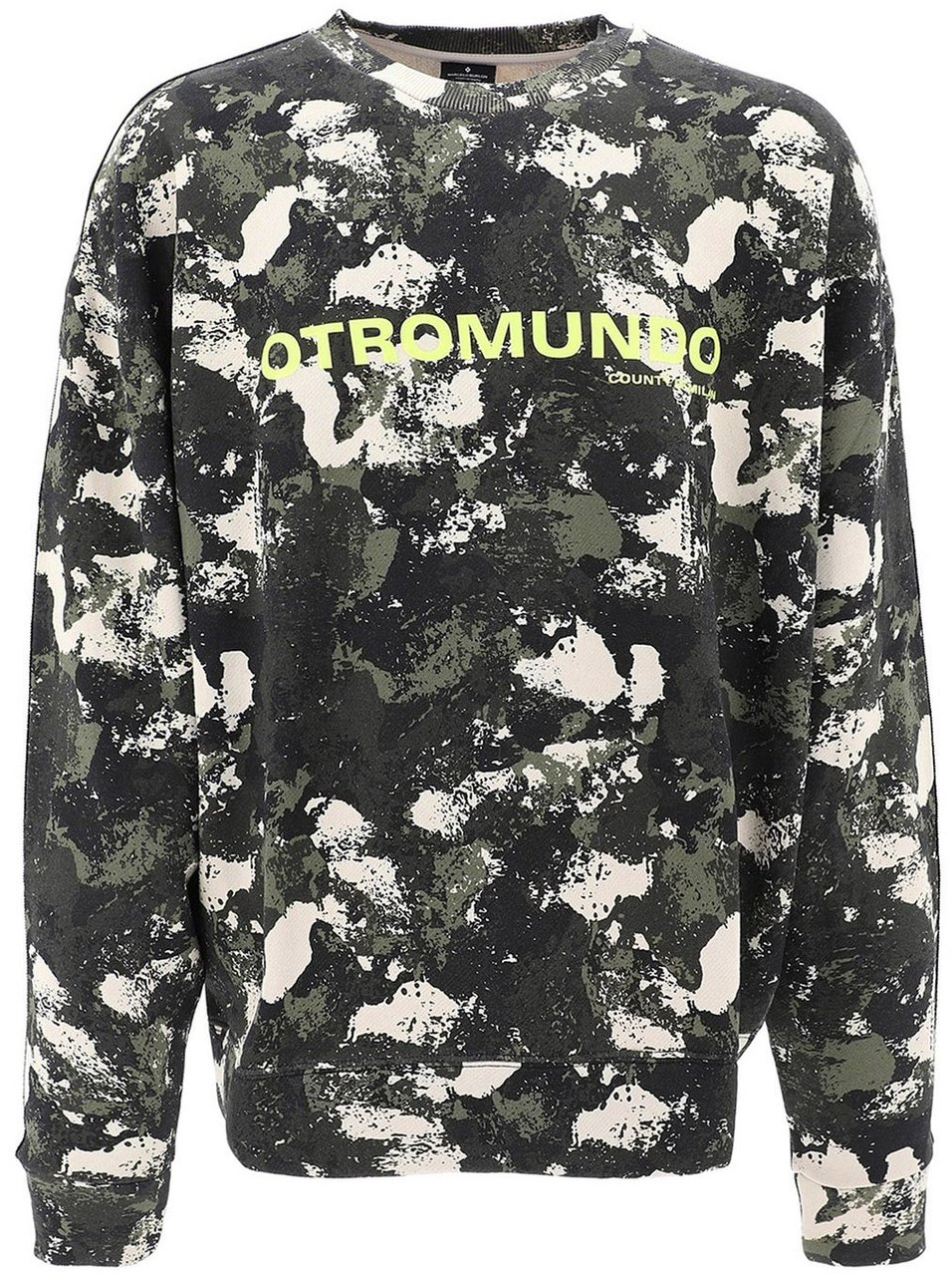 Marcelo Burlon Marcelo Burlon Otromundo Camouflage Sweatshirt Groen