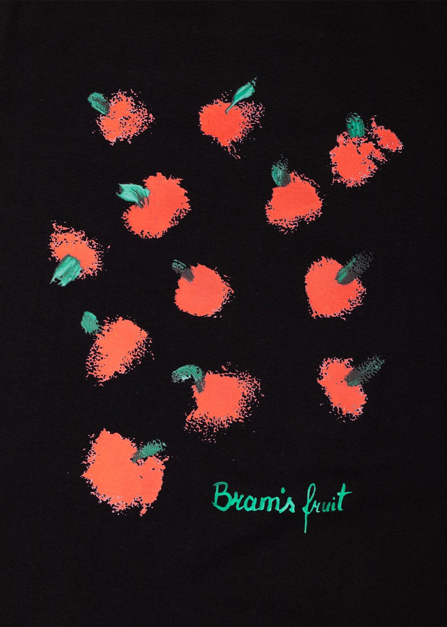 Bram's Fruit Fruit Acrylic T-Shirt - Black Zwart