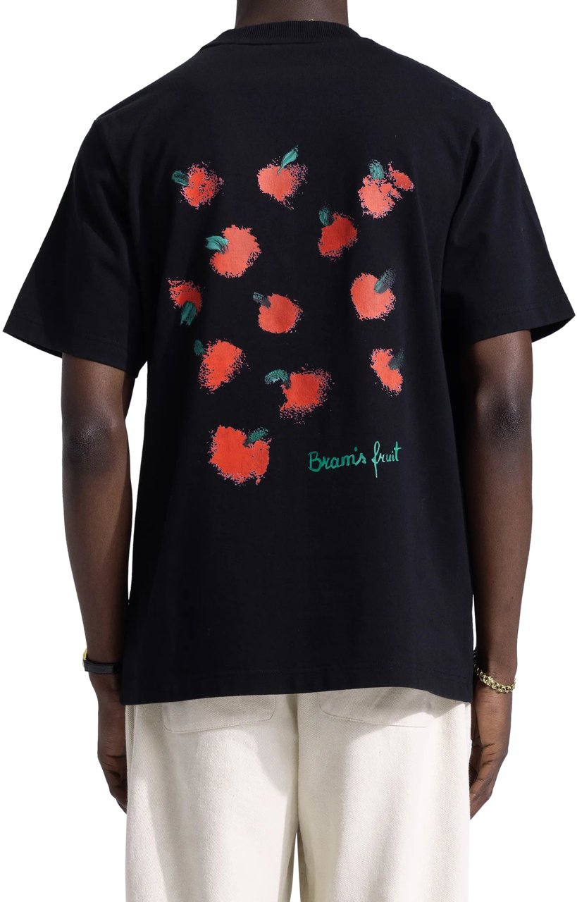 Bram's Fruit Fruit Acrylic T-Shirt - Black Zwart