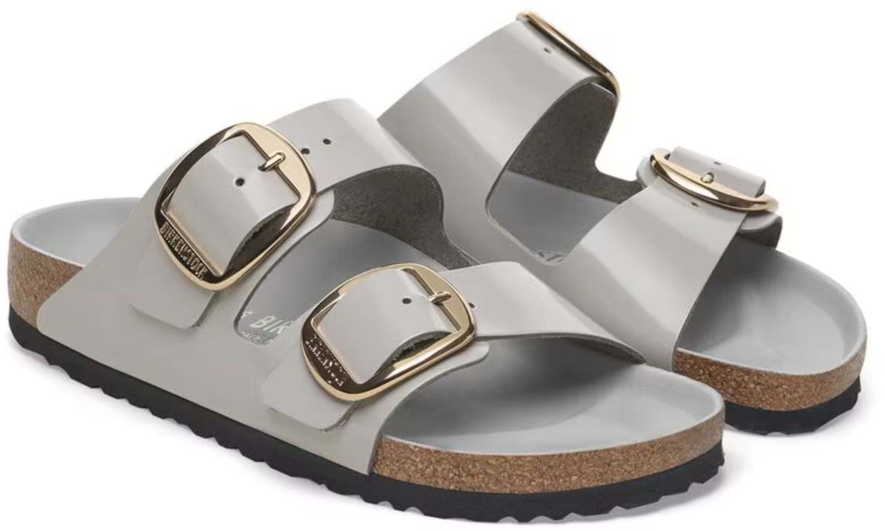 Birkenstock Birkenstock Arizona Big Bickle Slippers Lichtgrijs 1029391 Grijs