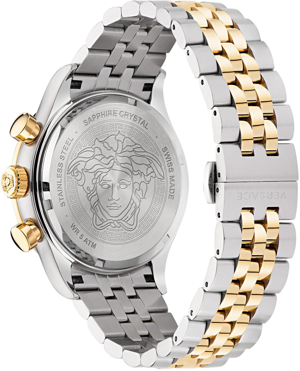 Versace VE2U00422 Hellenyium Chrono horloge 43 mm Wit