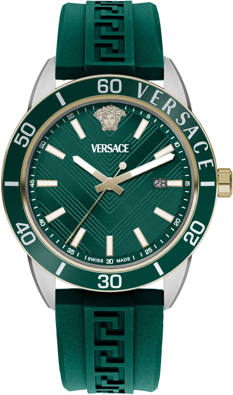 Versace VEYCA0124 Greca Urban herenhorloge 43 mm Groen