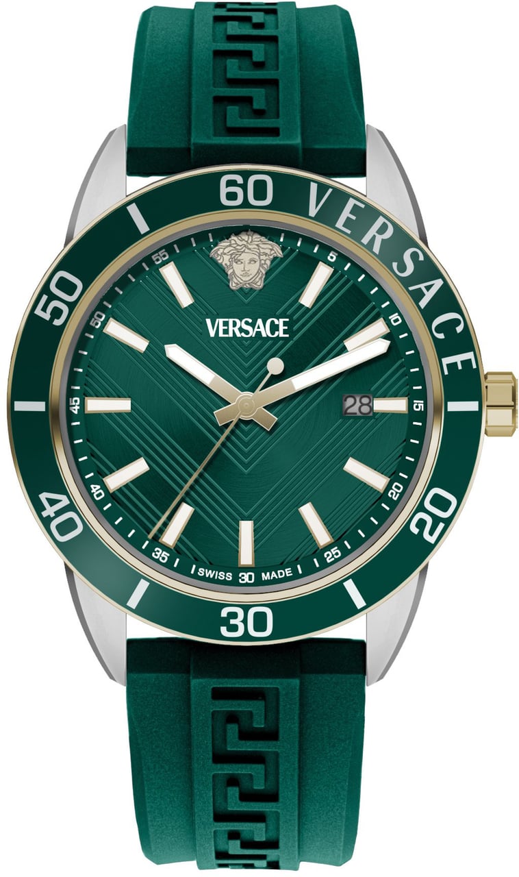 Versace VEYCA0124 Greca Urban herenhorloge 43 mm Groen