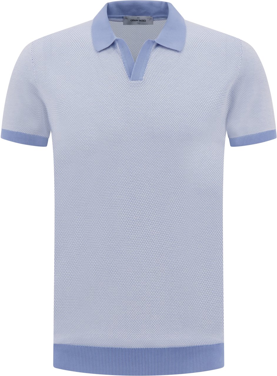 Gran Sasso Polo Blauw Blauw
