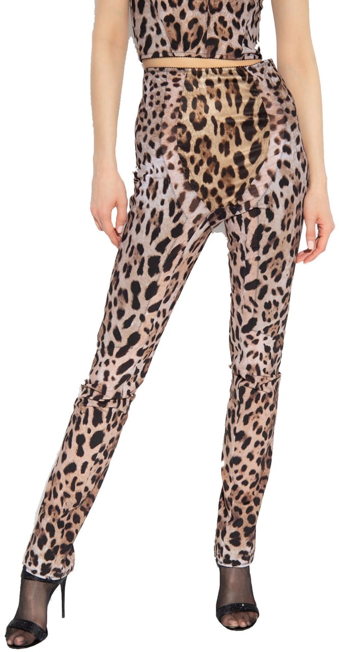 Dolce & Gabbana Dolce & Gabbana x Kim Leopard Pants Bruin