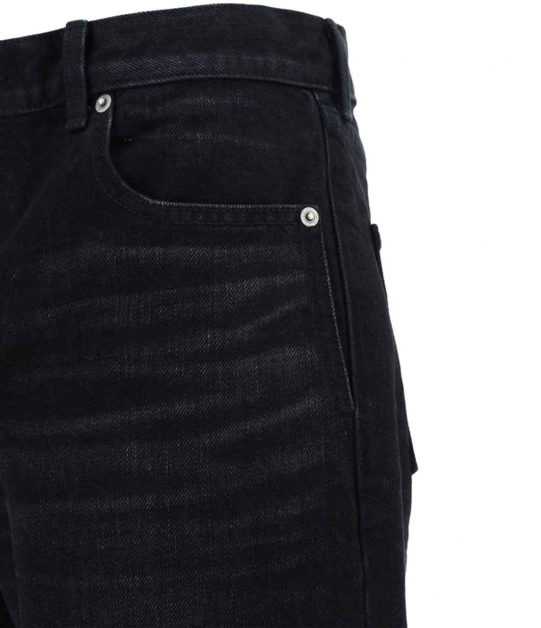 Saint Laurent Saint Laurent Cotton Denim Jeans Zwart