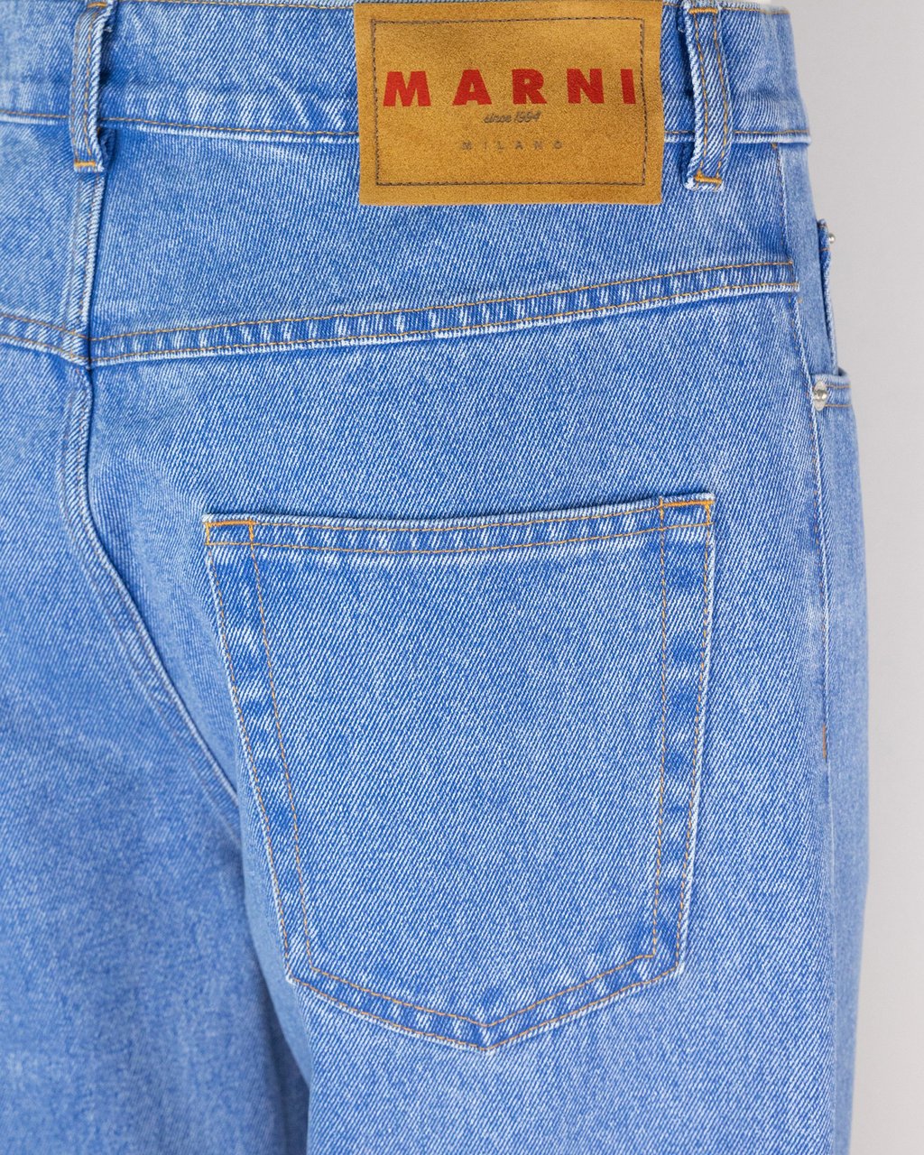 Marni Trousers Blue Blauw
