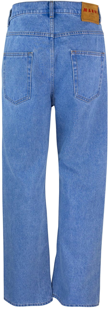 Marni Trousers Blue Blauw