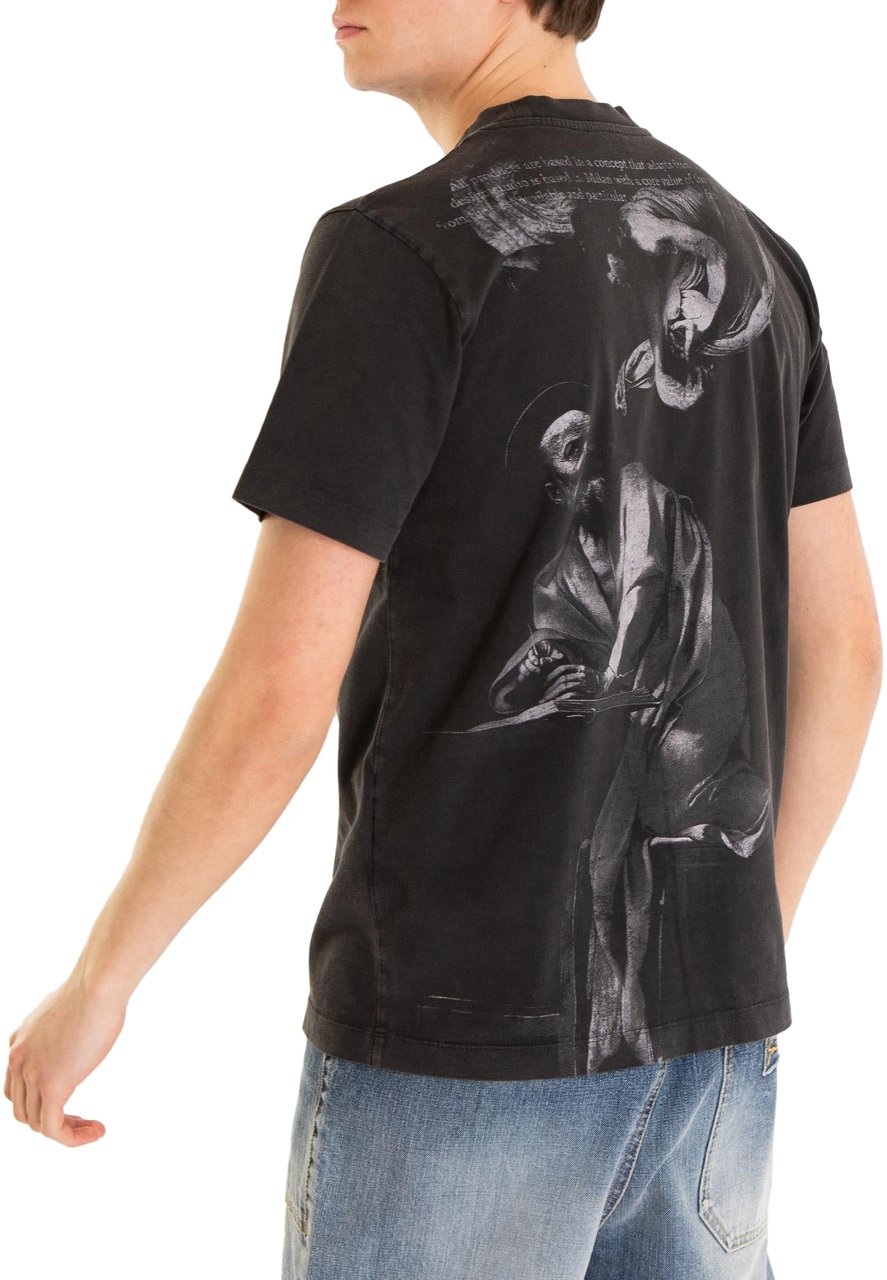 OFF-WHITE Heren S.Matthew T-Shirt Zwart Zwart