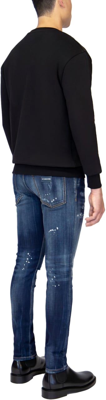 My Brand MYBRAND VARSITY RED COLLEGE  SWEATER | BLACK Zwart
