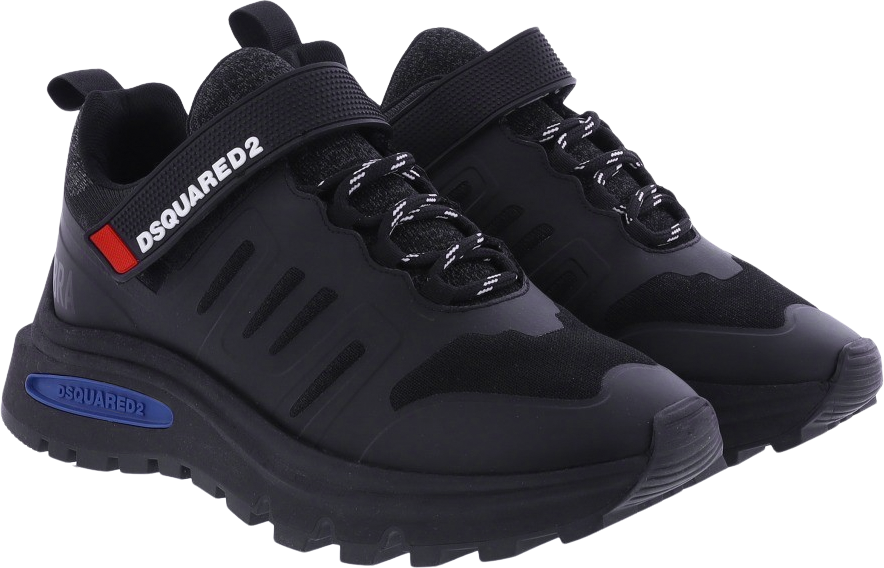 Dsquared2 Heren Run Ds2 Sneaker Zwart/Strap Zwart