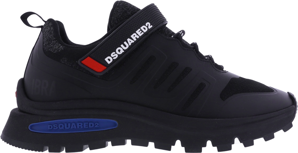 Dsquared2 Heren Run Ds2 Sneaker Zwart/Strap Zwart