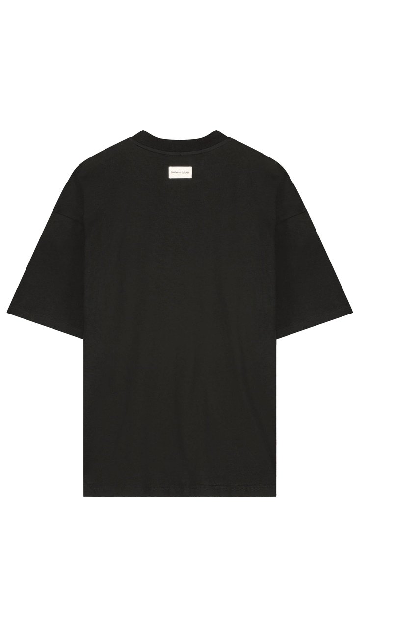 Don't Waste Culture Sardo Black t-shirt Zwart