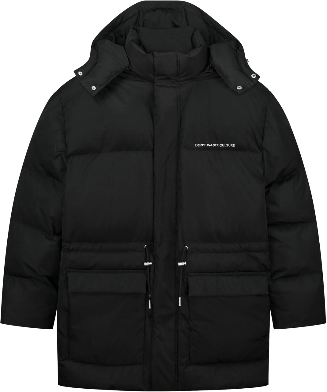 Don't Waste Culture Ahalik Puffer Winterjas Zwart