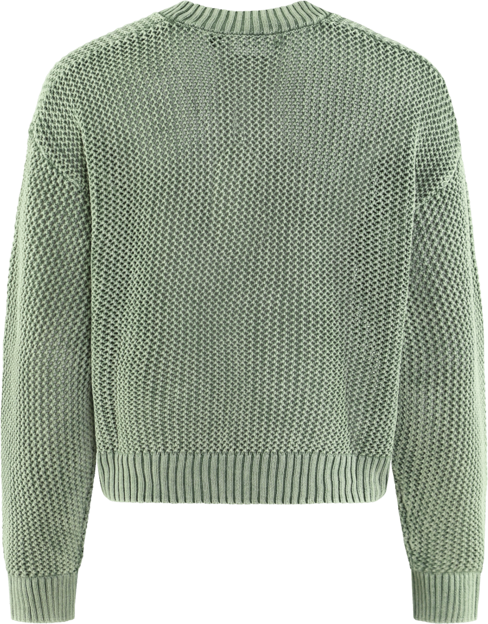 Represent Heren Open Gauge Knit Sweater Groen Groen
