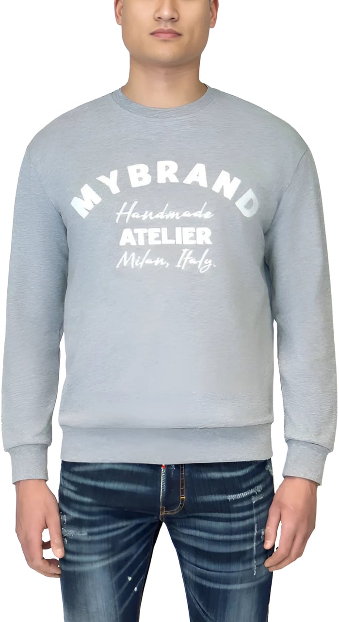 My Brand MYBRAND ATELIER ITALY SWEATER | GREY Grijs