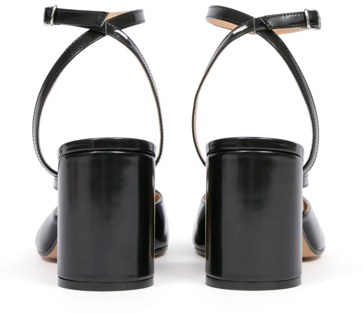 Maison Margiela Tabi Sandal Pump H80 Black Zwart