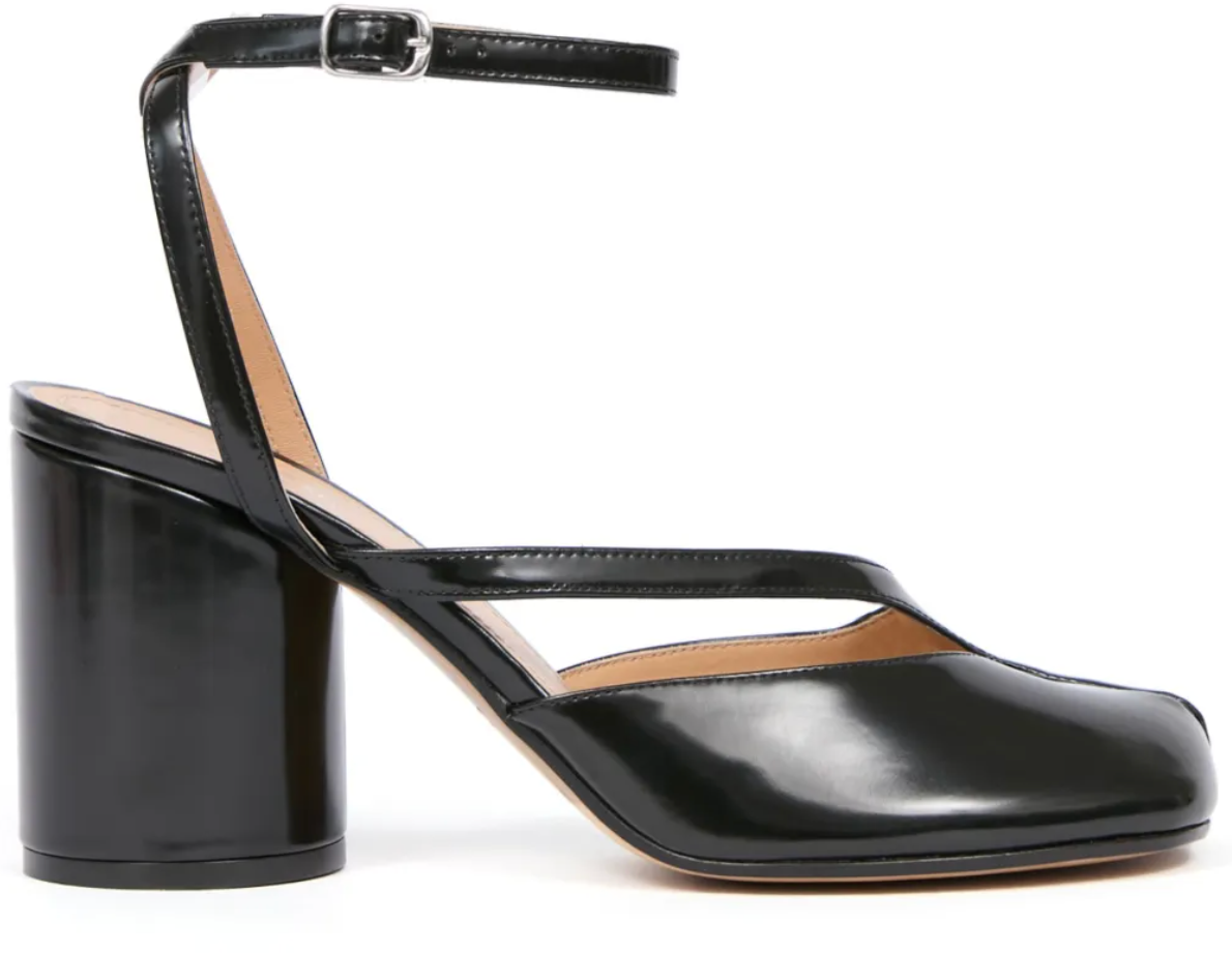 Maison Margiela Tabi Sandal Pump H80 Black Zwart