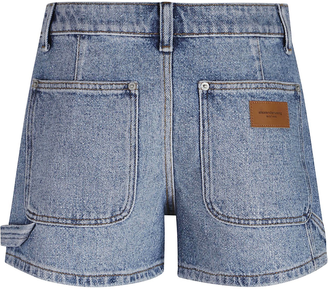 Alexander Wang Crystal Pattern Short Blue Blauw