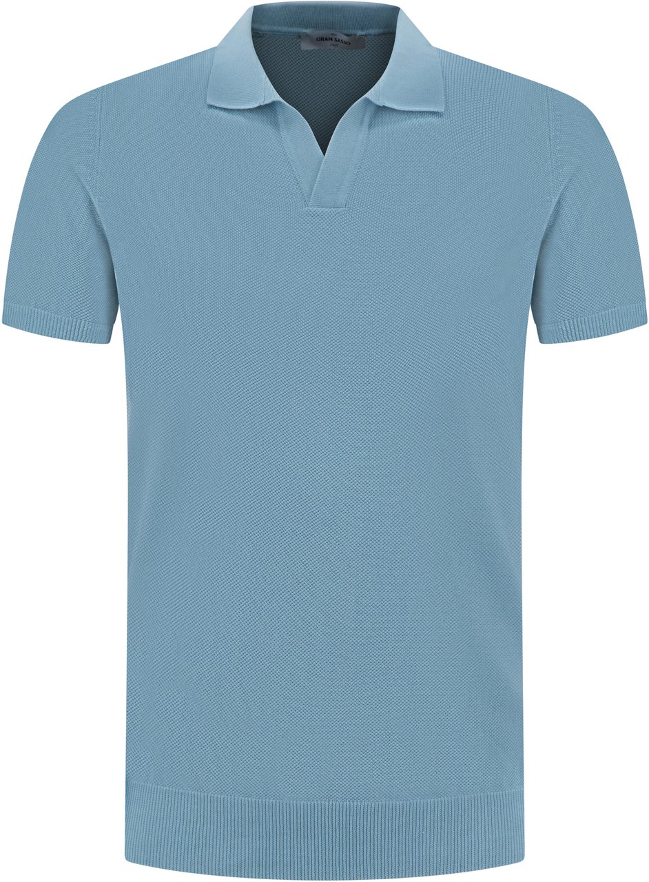 Gran Sasso Polo Blauw Blauw