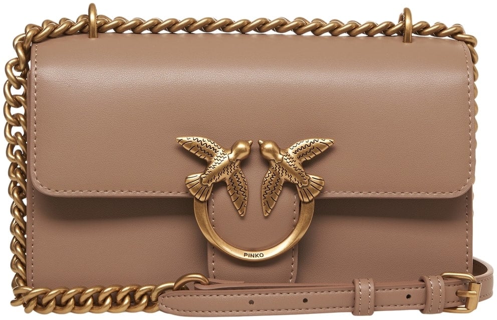 Pinko Shoulder bag 'Mini Love Bag One' Bruin