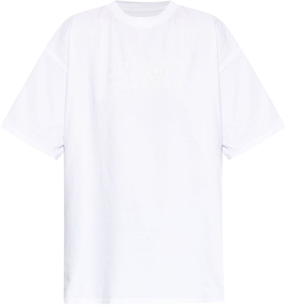 MM6 Maison Margiela T-Shirts And Polos White Wit