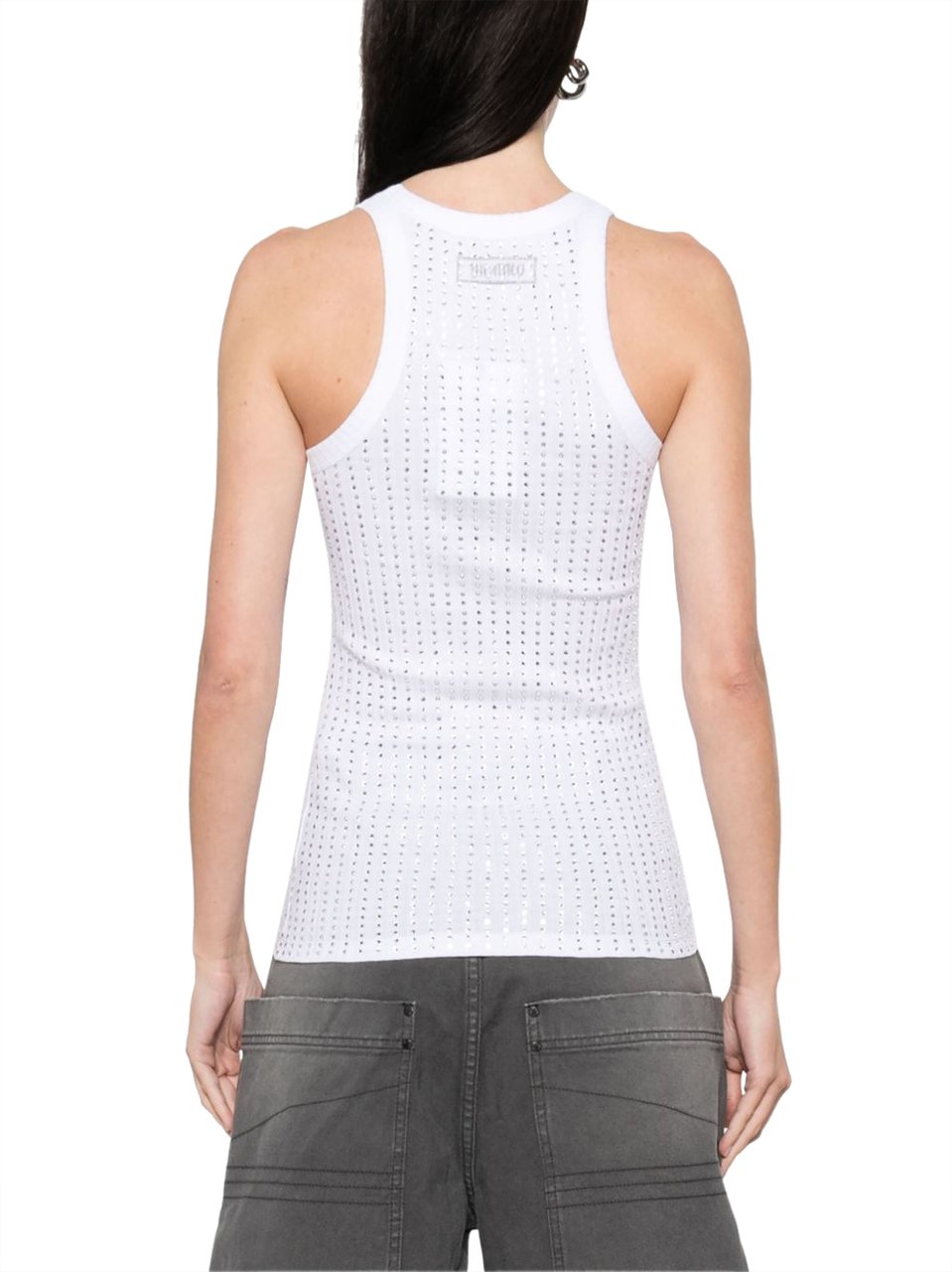 The Attico Top White Wit