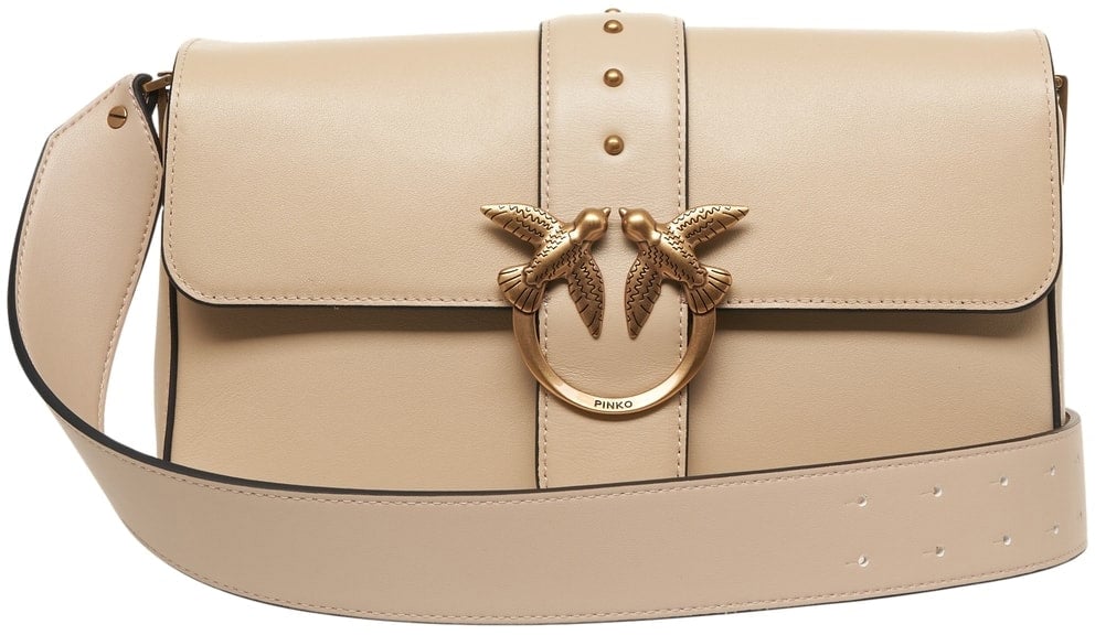 Pinko Crossbody bag 'Love One Classic' Beige