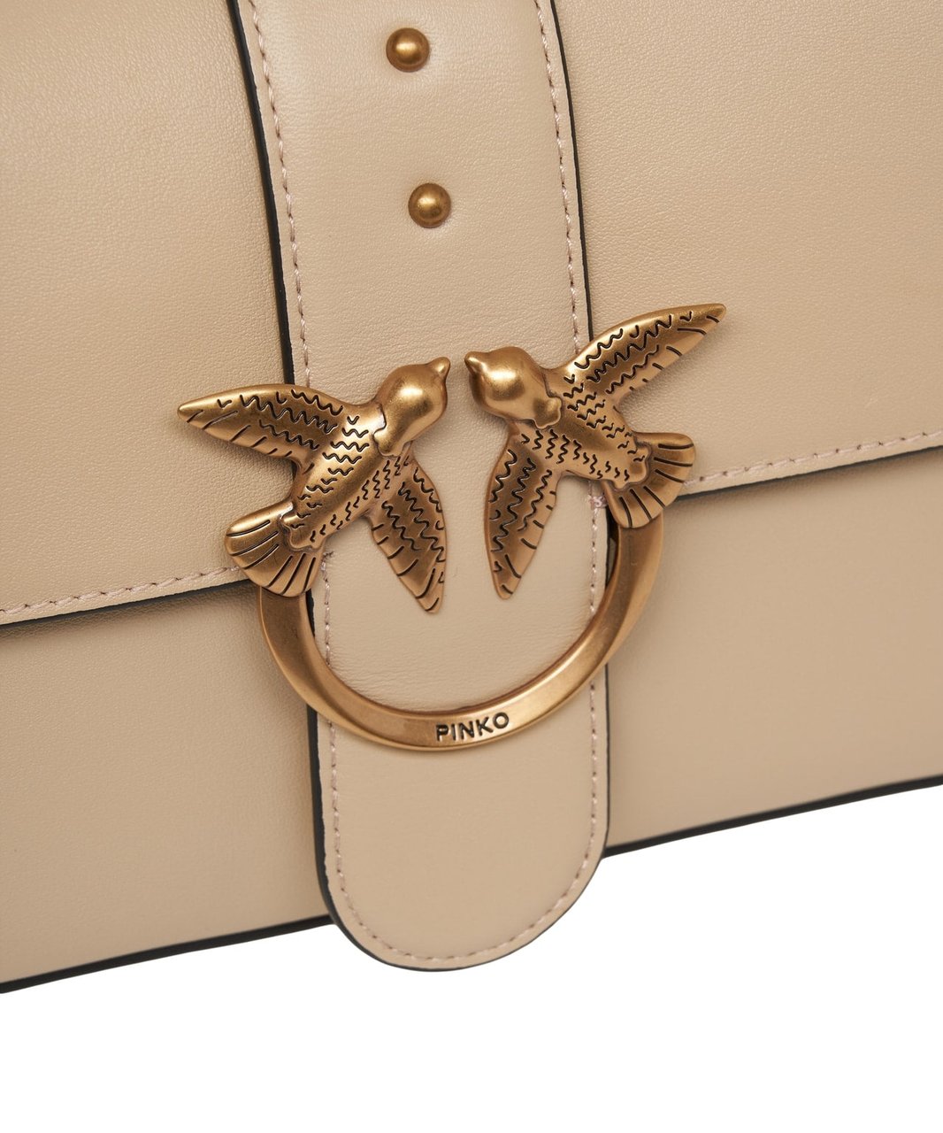 Pinko Crossbody bag 'Love One Classic' Beige