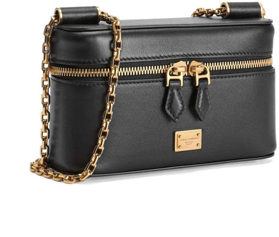 Dolce & Gabbana Borsa a Spalla con Catena Zwart