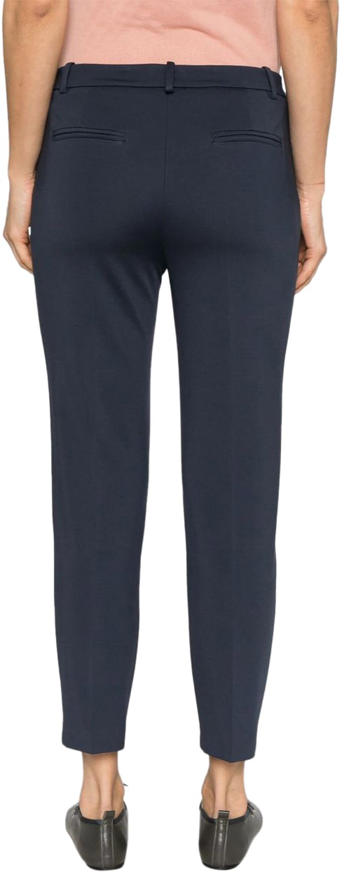 Pinko Trousers Blue Blauw