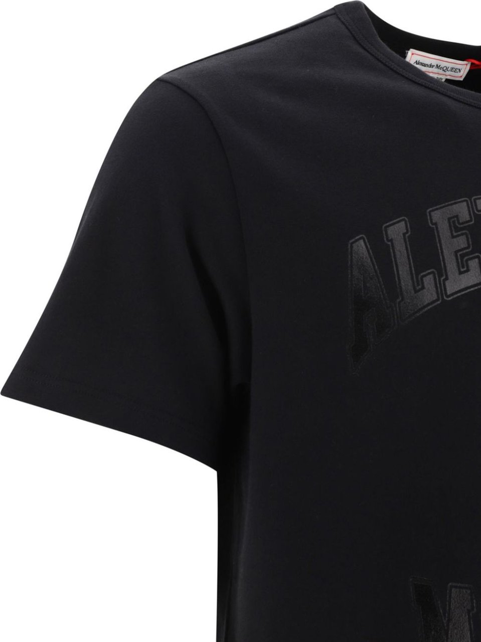 Alexander McQueen Alexander McQueen Black cotton t-shirt Zwart