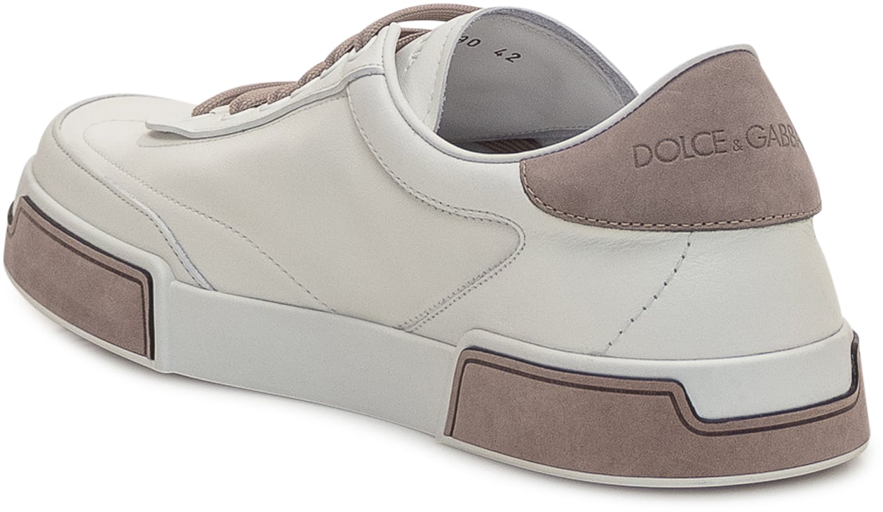 Dolce & Gabbana Sneaker in Pelle Bruin